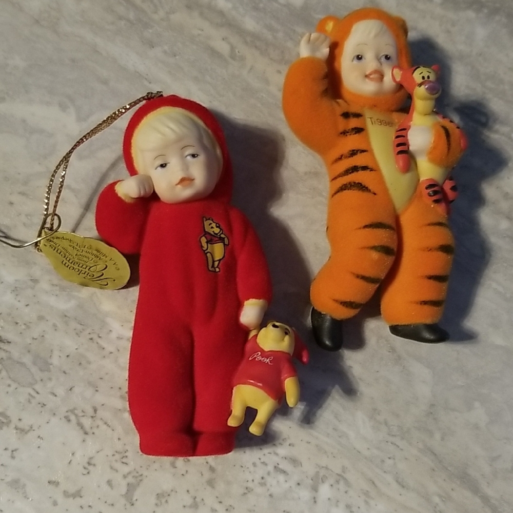 Ashton Drake A Very Pooh Christmas  Ornaments Disney Heirloom